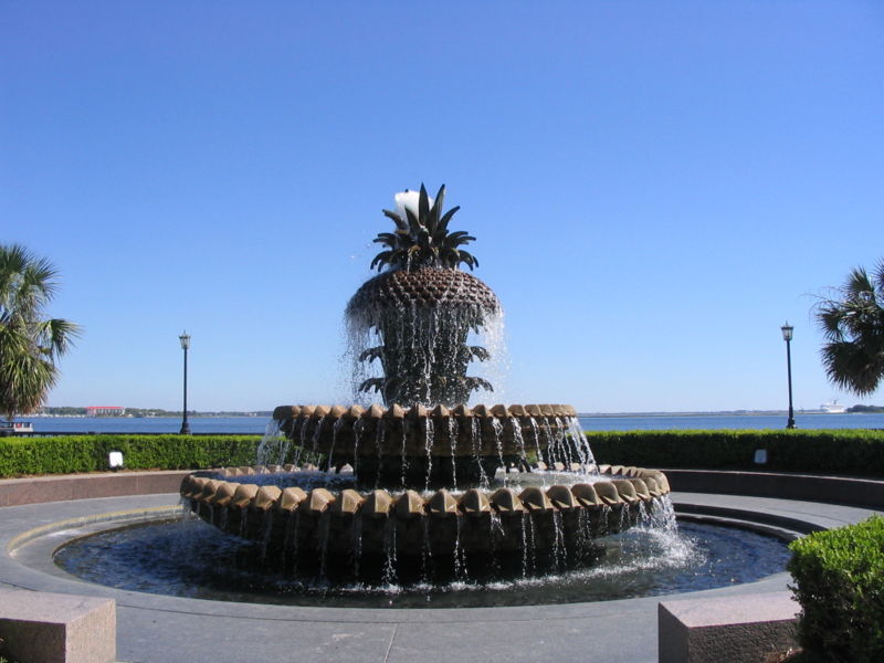 Pinapple Fountain at Waterfront Park, Charleston SC